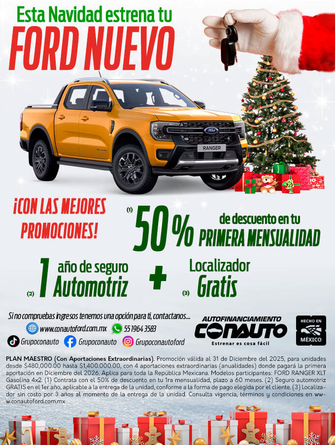 Esta Navidad estrena tu Ford Nuevo