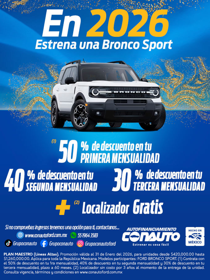 En 2026 estrena una Bronco Sport