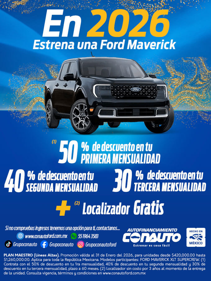 En 2026 estrena una Ford Maverick