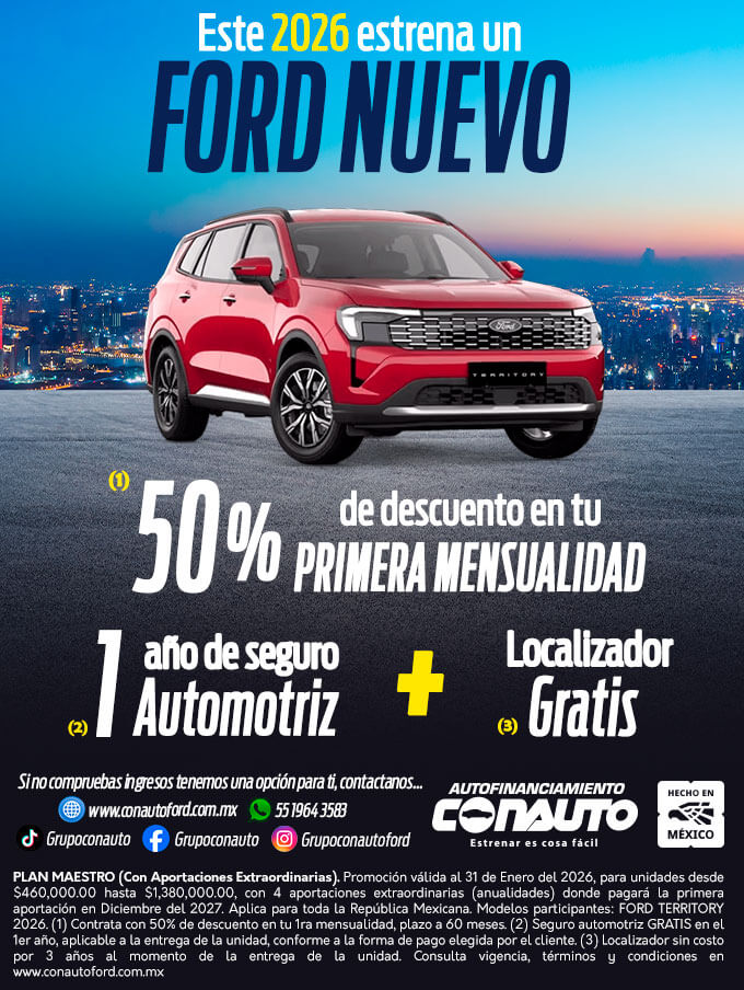 Este 2026 estrena un Ford Nuevo